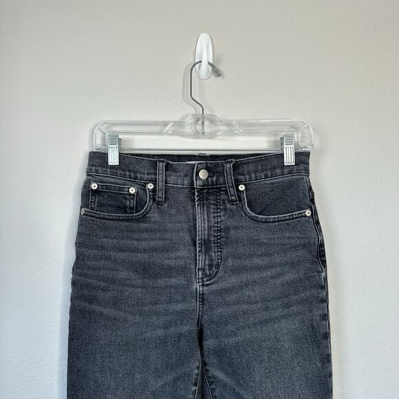 MADEWELL Petite Perfect Vintage Ankle Jean Claybrook Wash Black Size 26P - Picture 5 of 11